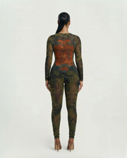 KALEYA Abstract Print Jumpsuit
