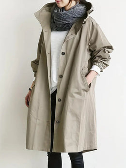 Aurelia | Sleek Waterproof Hooded Jacket | Women Fashion