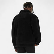 Men's Relaxed-Fit Suede Jacket