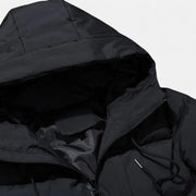 Men's Classic Hooded Puffer Jacket – Essential Cold Weather Layer