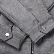 Men's Relaxed-Fit Suede Jacket
