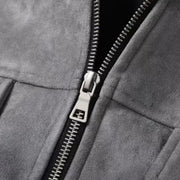 Men's Relaxed-Fit Suede Jacket