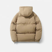 Unisex Cotton Hooded Puffer Jacket