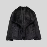 Arloa Cropped Faux Fur Jacket