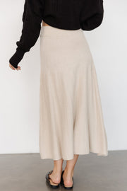 Carynn Knit Midi Skirt | Natural