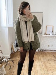 Olivia | Women's Jacket – Oversized Quilted Warmth