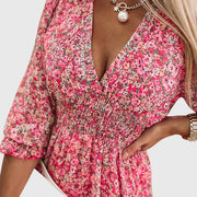 Elisa™ | Floral Puff Sleeve Dress