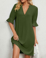 Amélie | Elegant Dress with V-Neck