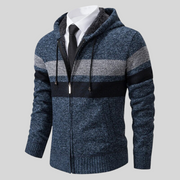 Santiago Striped Hooded Sweater