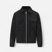 Men's Relaxed-Fit Suede Jacket