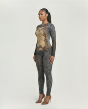 KALEYA Abstract Print Jumpsuit