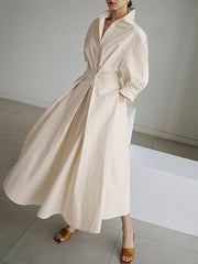 Zara  | Women’s Belted Shirt Maxi Dress