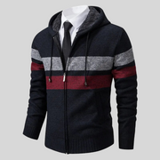 Santiago Striped Hooded Sweater
