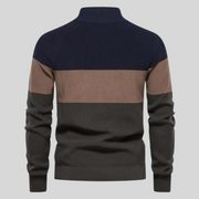 Harrison Patchwork Color Sweater