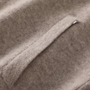 Men's Wool Zip-Up Sweater for Business