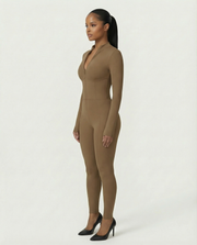 LUVINA Zip-Up Jumpsuit