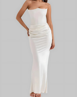 Brooklyn | Women Wedding Guest Draped Maxi Dress