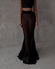 Fashion Jacket & Perspective Skirt Two-Piece Set