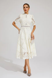 Willow | Women’s Chic Lace Midi Dress