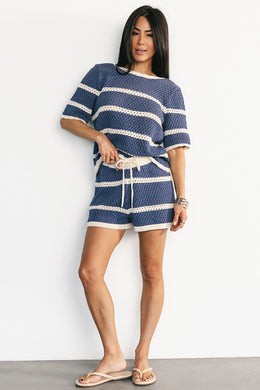 Playa Crochet Set | Blue + Natural