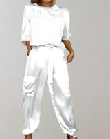 Nova | Luxury Satin Clothing Set