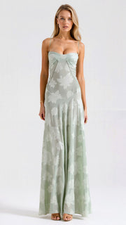 Donna | Women Wedding Guest Bustier Maxi Dress