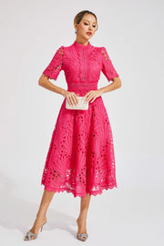 Willow | Women’s Chic Lace Midi Dress