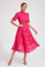 Willow | Women’s Chic Lace Midi Dress