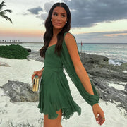 Charlotte | Summer Women Long Sleeve Mini Dress