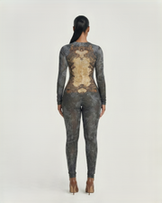 KALEYA Abstract Print Jumpsuit