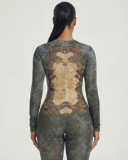 KALEYA Abstract Print Jumpsuit
