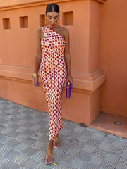 Dakota | Stylish Women’s One-Shoulder Printed Dress