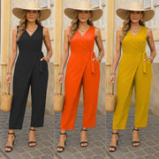 Lilian | Stylish Wrap Jumpsuit – Effortless Class