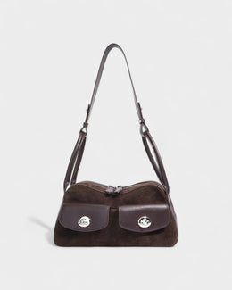 LIYANA Double Pocket Shoulder Bag