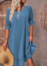 DolceBrezza™ | Summer Dress with Ruffles