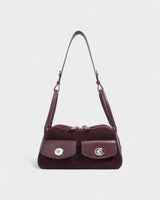 LIYANA Double Pocket Shoulder Bag