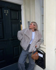 Noemie | Chic Faux Fur Coat | Women’s Fashion