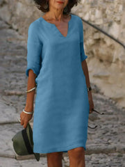 Mia™ | Elegant Dress with Tummy Coverage