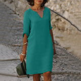 Mia™ | Elegant Dress with Tummy Coverage