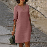 Mia™ | Elegant Dress with Tummy Coverage