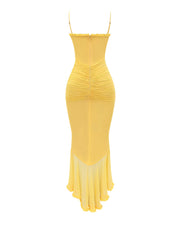 CYNTHIA Ruffled Maxi Dress