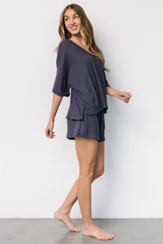 Chicago Lounge Top | Navy