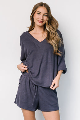 Chicago Lounge Top | Navy