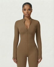 LUVINA Zip-Up Jumpsuit