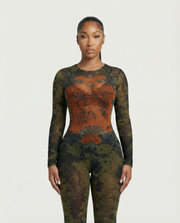 KALEYA Abstract Print Jumpsuit