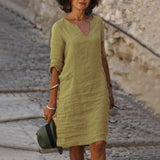 Mia™ | Elegant Dress with Tummy Coverage