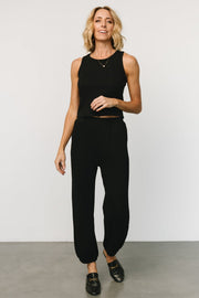 Kellen Tank + Jogger Set | Black