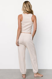 Kellen Tank + Jogger Set | Natural