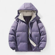 Men’s Padded Jacket with Detachable Hood