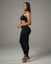 ZAYANI Cutout Halter Jumpsuit